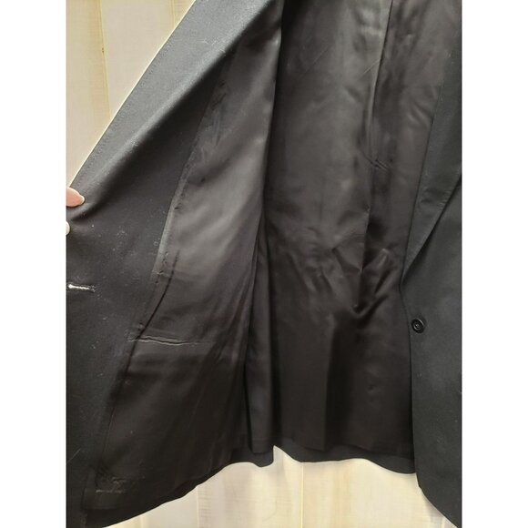Vintage Pendleton Wool Black Blazer Jacket, 100% Wool, Single Button, Sz L READ - Picture 8 of 8